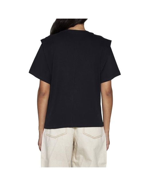 Isabel Marant Black Zelitos Crewneck T-Shirt