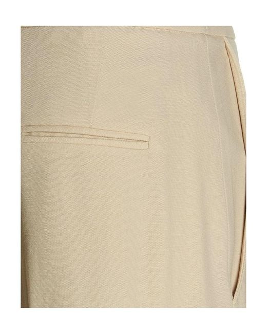 Khaite Natural Strannly Pants