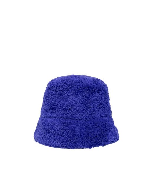 Marni Blue Shearling Bucket Hat