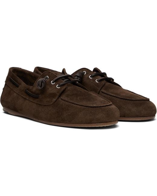 DSquared² Brown D2 College Boat Shoes for men