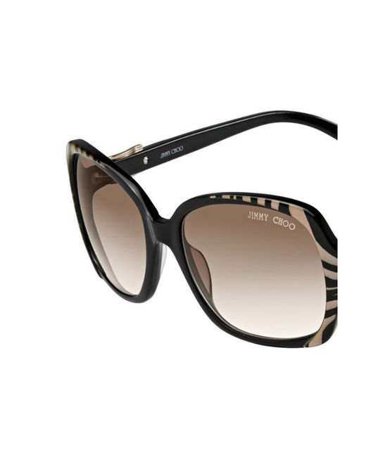 Jimmy Choo Metallic Logo Sunglasses
