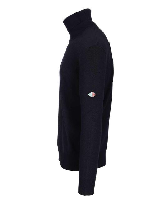 Bottega Veneta Blue Compacat Classic Turtleneck Jumper for men
