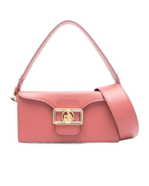 Lanvin Pink Flip Shoulder Bag