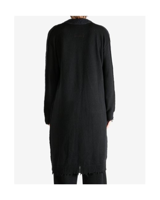 Uma Wang Black Long Cardigan for men