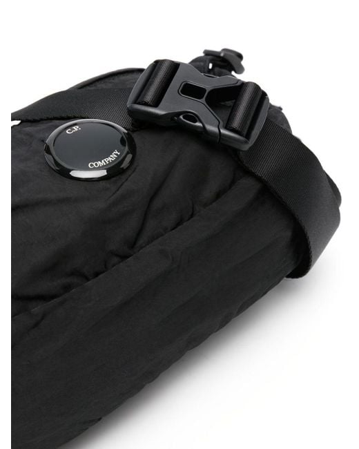C P Company Black Lens Crossbody Bag for men