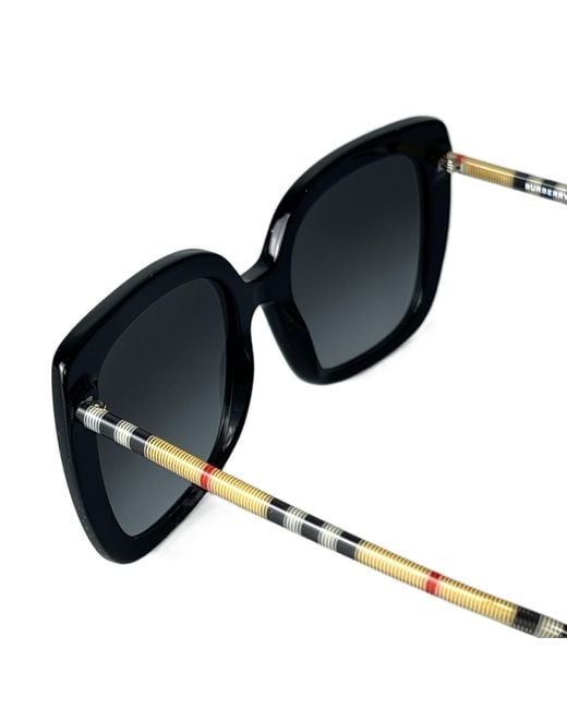 Burberry White Eyewear Square Frame Sunglasses