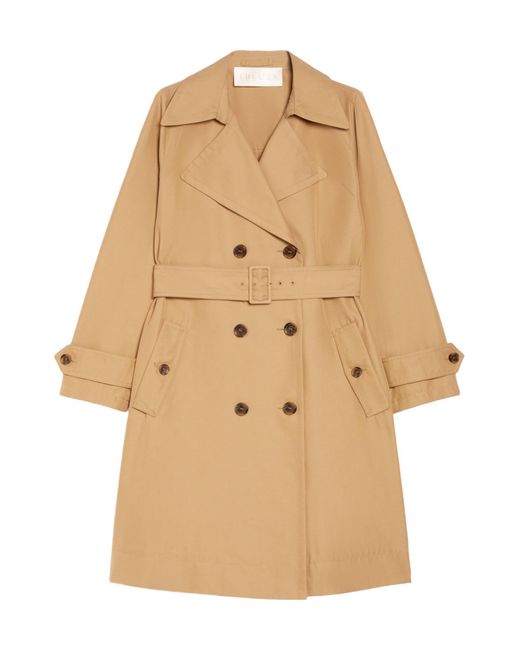 iBlues Natural Straight-Fit Trench Coat