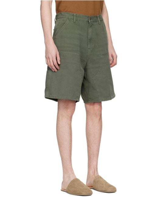 Carhartt Green Utility Work Shorts for men