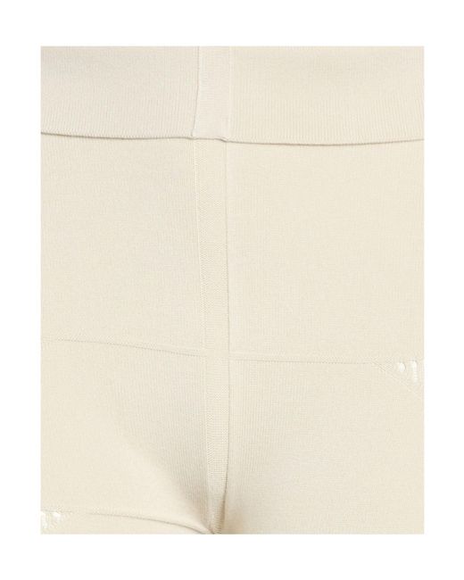 Rick Owens Natural Plain Colour Leggings