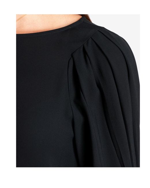 N°21 Black Long-Sleeved Cover-Up