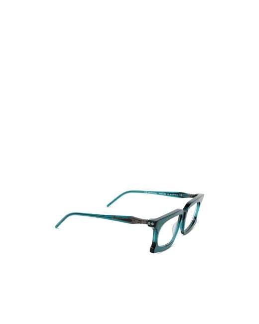 Kuboraum Blue D73 Rectangular-Frame Glasses for men
