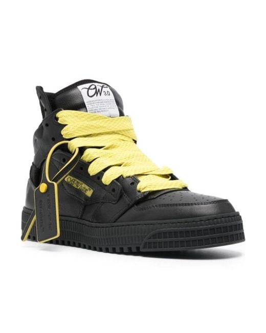 Off-White c/o Virgil Abloh Black 3.0 Off Court Lace-Up Sneakers for men
