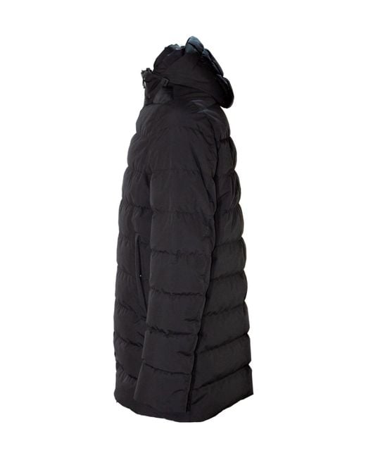 Herno Blue Hooded Padded Coat for men