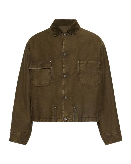 Maison Margiela Brown Button-Up Sport Jacket for men