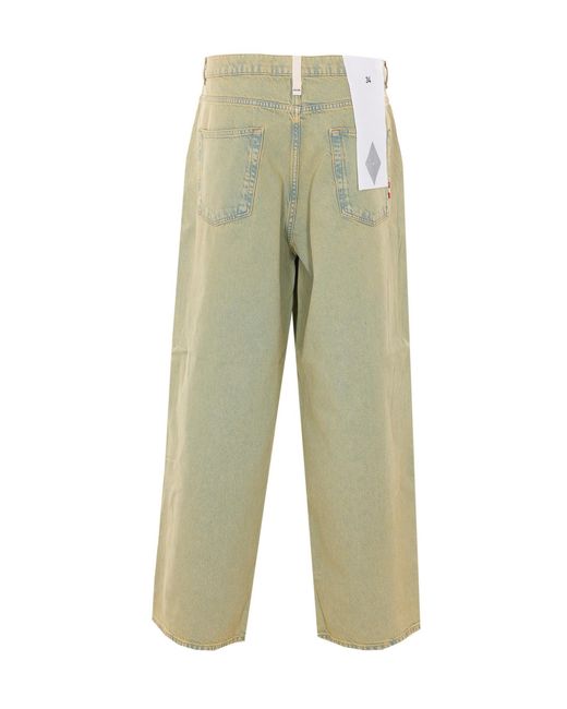 AMISH Green Huge Burgers Jeans for men