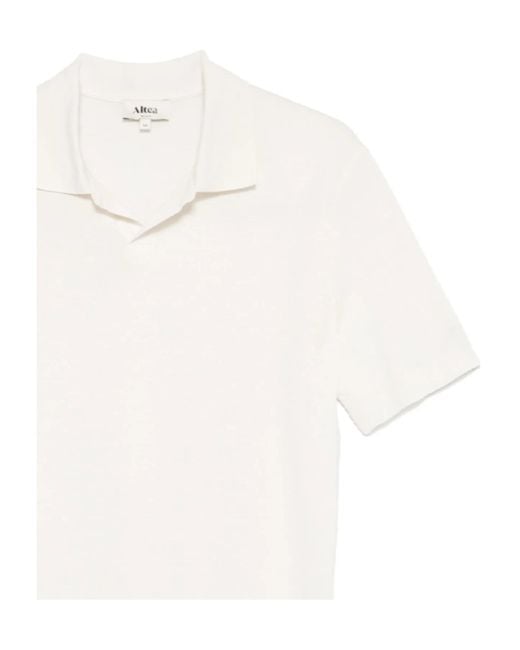Altea White Classic Polo Shirt for men