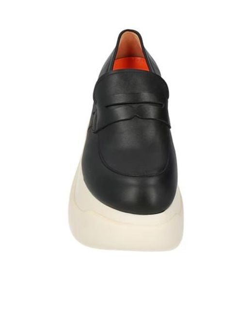 Marni Black Solidcolor Platform Leather Shoes