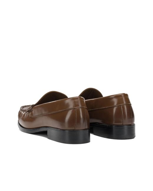 Alohas Brown Round-Toe Loafers