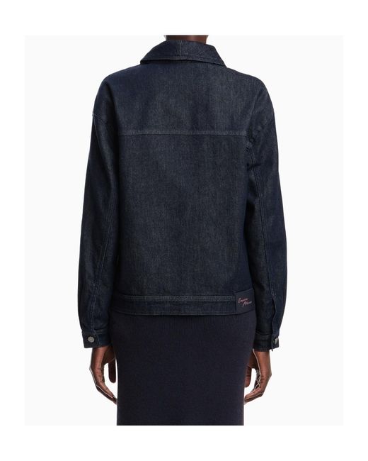 Emporio Armani Blue Long Sleeve Denim Jacket