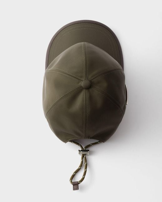 Prada Brown Speedrock Baseball Cap for men