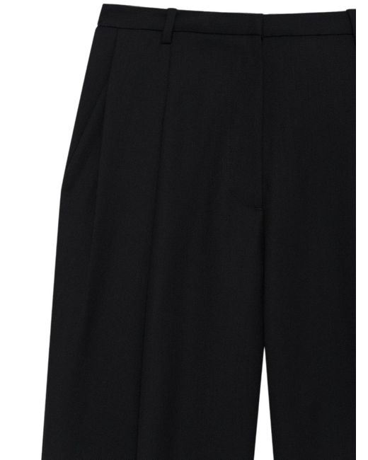 Anine Bing Black Casual Pants With Belt Loops