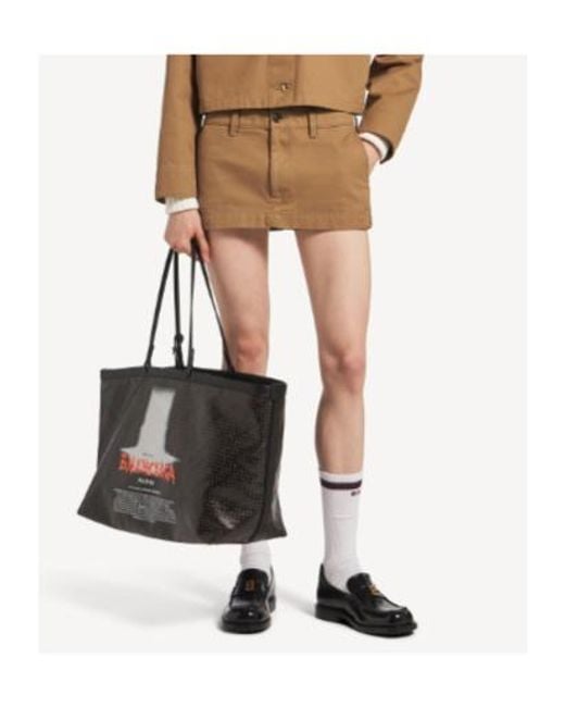 Balenciaga Natural Mini Skirt