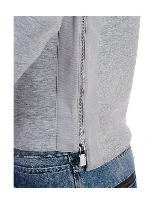 Emporio Armani Gray Logo Sweater for men