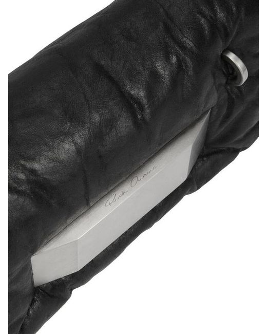 Rick Owens White Flap Shoulder Bag