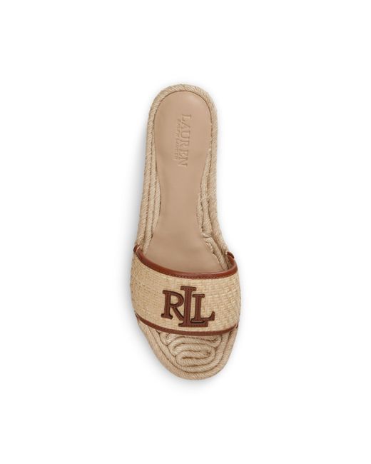 Ralph Lauren Brown Thick-Soled Sandals