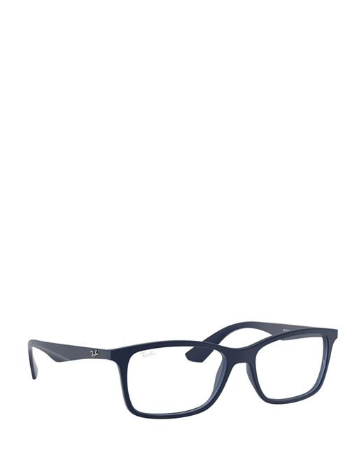 Ray-Ban White Rectangular Frame Glasses for men
