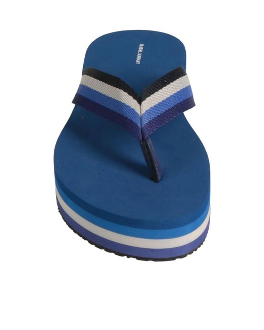 Isabel Marant Blue Flip Flops