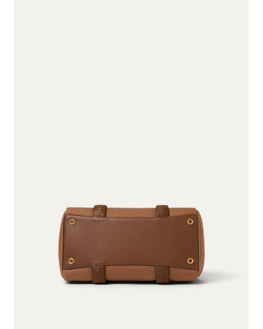 Loro Piana Brown Loom Bag L32 Handbag