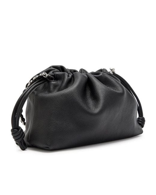 Loewe Black Medium Grained Leather Clutch