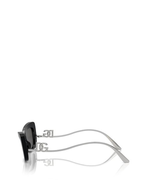 Dolce & Gabbana Black Eyewear Cat-Eye Sunglasses