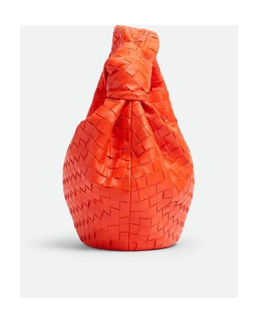 Bottega Veneta Red Jodie Shoulder Bag