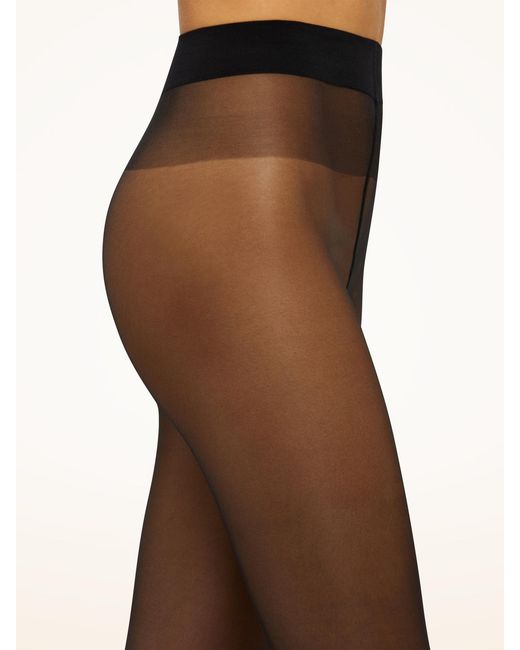 Wolford White Comfort-Cut 20 Tights