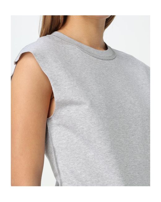 Rabanne Natural Sleeveless T-Shirt