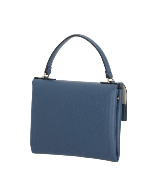 Coccinelle Blue Mini Arlettis Leather Tote Bag