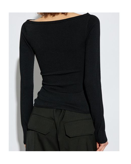 Amiri Black Logo-Plaque Top