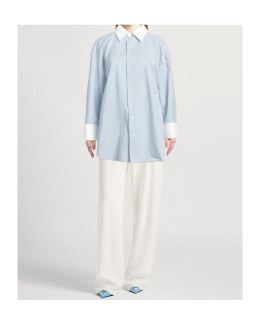 Saint Laurent Blue Long Sleeve Shirt