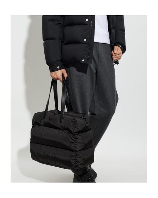 Moncler Gray Elastic Waist Sports Pants for men