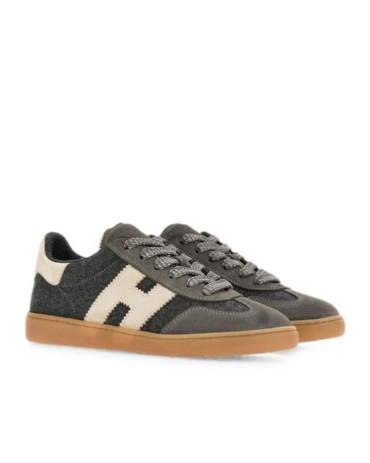 Hogan Brown Cool Sneakers