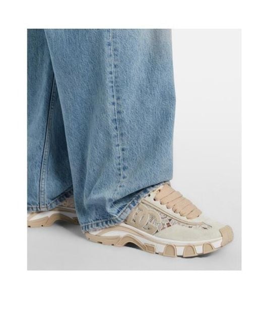 Dolce & Gabbana White Road Sneakers