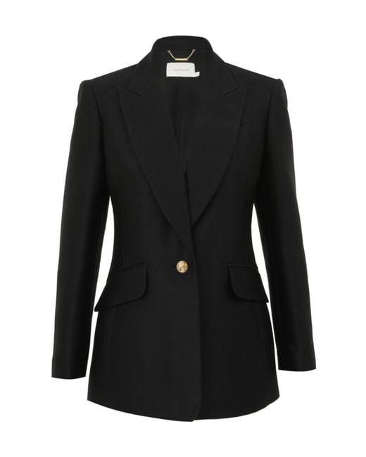 Zimmermann Black Hypnotic Tailored Jacket