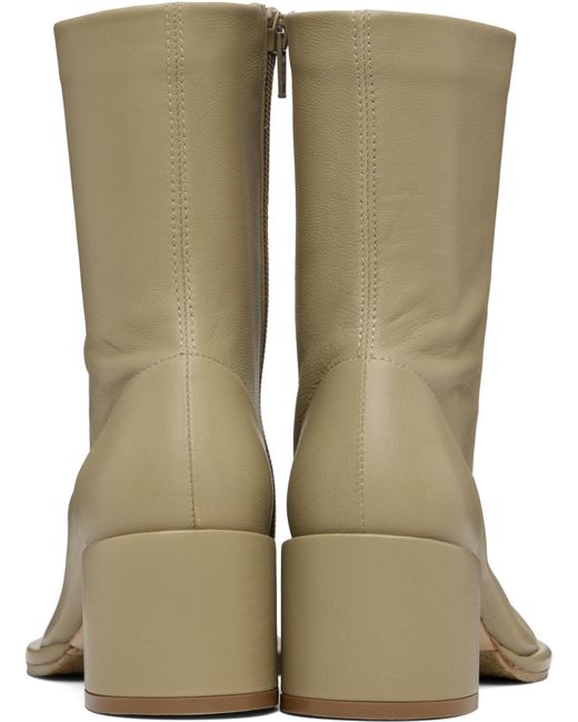 By Far Brown Josiah Sheepskin Nappa Leather Ankle Boots