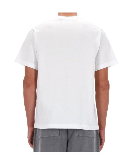 Versace White Jeans Couture Logo Patch T-Shirt for men