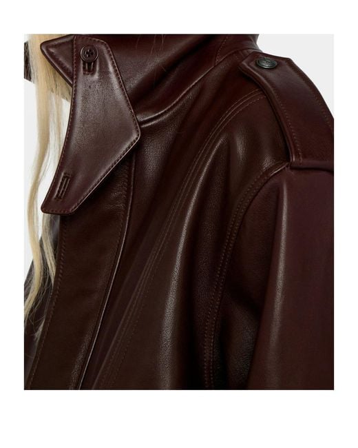 Zadig & Voltaire Brown Kimo Concealed Fastened Jacket