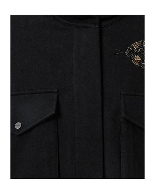 AllSaints Black Ouros Embellished Sweater