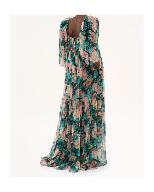 slim fit dress slacks Chloè Short-sleeve mini dress in silk georgette & lace – MAYFEYR main image 1