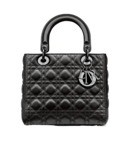 Dior Black Medium Lady Handbag